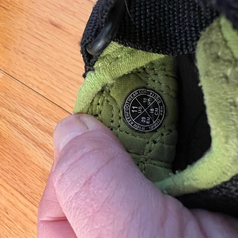 Keen Kids Waterproof Black and Green Adventure Sandals